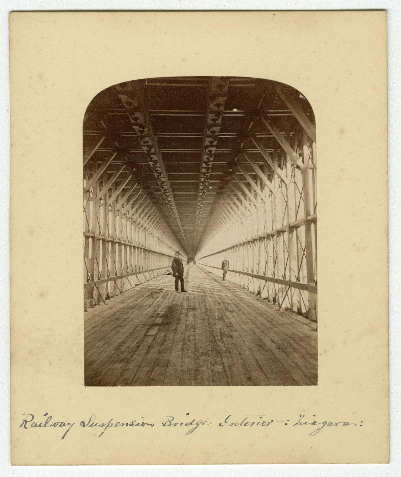 Railway Suspension Bridge Interior