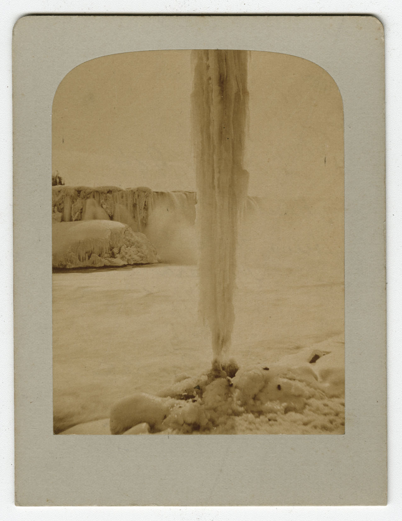 The image appears to be a giant icicle